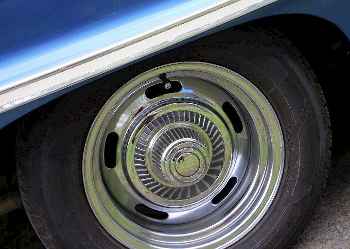 Blick auf Reifen