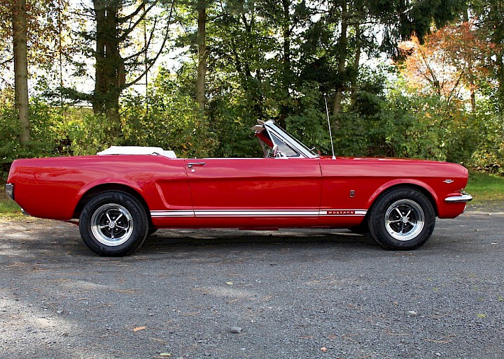 Seitenansicht Ford Mustang Cabrio